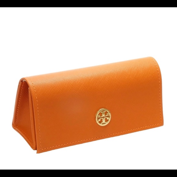 Tory Burch Accessories - Tory Burch Large Orange Glasses Case